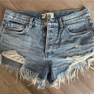 free people we the free demin shorts size 26